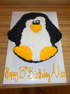 Penguin Birthday Cake!
