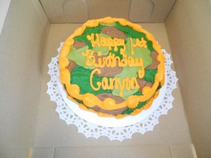 Camo Cake!